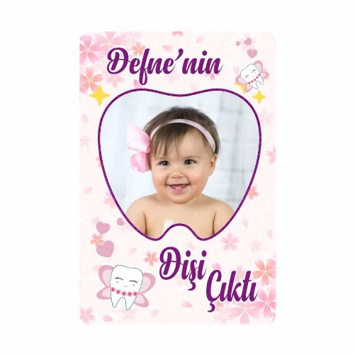 Diş Buğdayı Temalı Doğum Günü Afişi